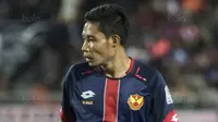 Gelandang Selangor FA, Evan Dimas, saat melawan Kuala Lumpur FA pada laga Liga Super Malaysia di Stadion Kuala Lumpur, Cheras, Minggu (4/2/2018). Kuala Lumpur FA kalah 0-2 dari Selangor FA. (Bola.com/Vitalis Yogi Trisna)