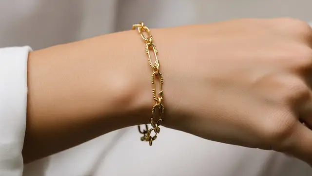 Model Gelang Emas Rantai Paperlina Kekinian/Gemini AI