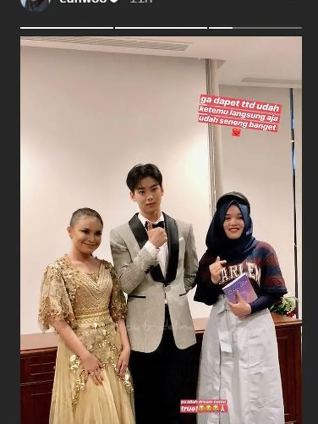 Putri Delina dan Cha Eun Woo