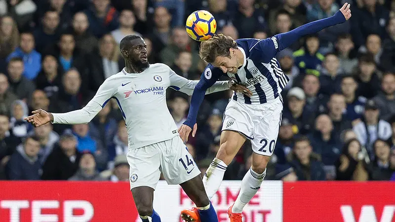 FOTO: Eden Hazard 2 Gol, Chelsea Permalukan West Bromwich