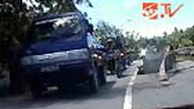 Jembatan Ambles Dihantam Banjir