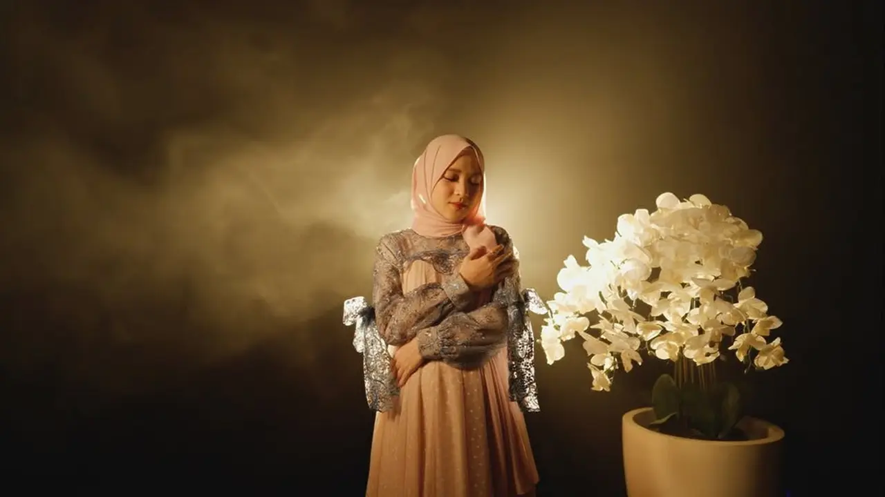 5 Potret Terbaru Nissa Sabyan Pakai Gamis Ini Jadi Sorotan, Diterpa Isu Hamil