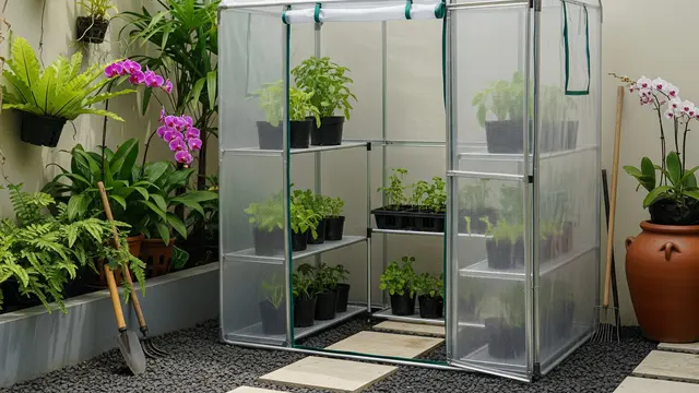 Kit Rumah Kaca Mini Siap Rakit