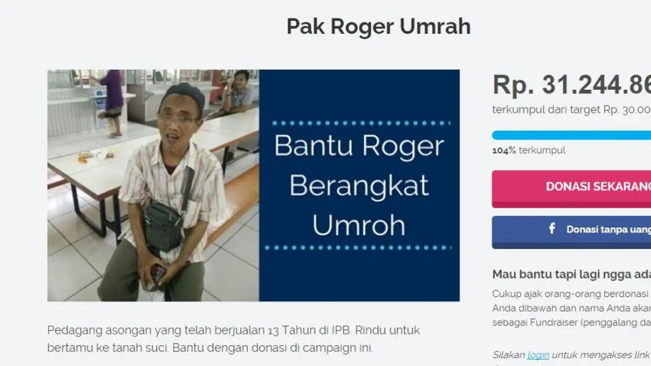 Ingin Berangkatkan Pedagang Asongan Umroh, Mahasiswa Galang Dana