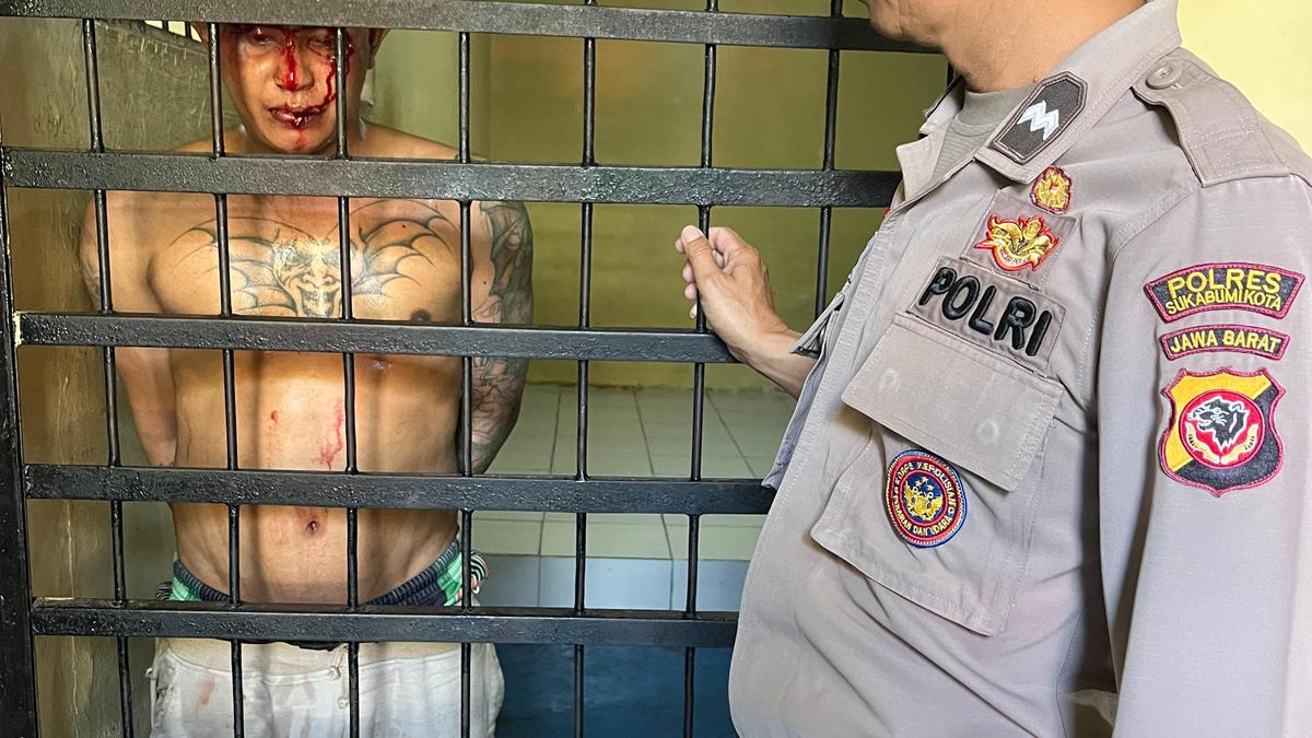 Maling Motor di Sukabumi Babak Belur Dihajar Massa, Temannya Kabur