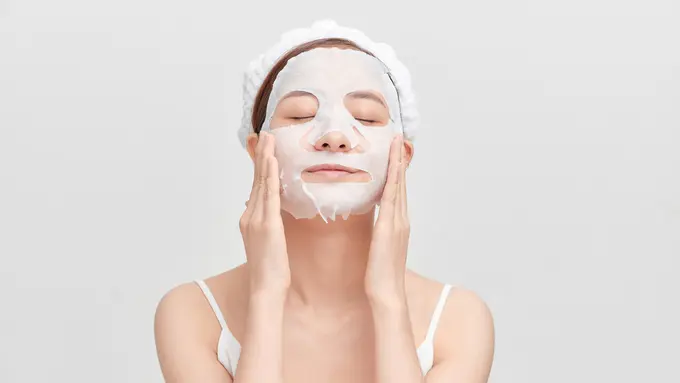 Ilustrasi jenis masker wajah