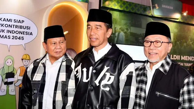 Gaya Kompak ala Rock n Roll Presiden Jokowi dan Prabowo dengan Jaket Produksi Bandung yang Pernah Dikenakan Billie Eilish