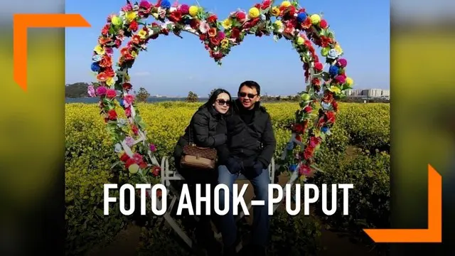 Di hari Valentine beredar foto romantis Basuki Tjahaja Purnama dengan Puput.