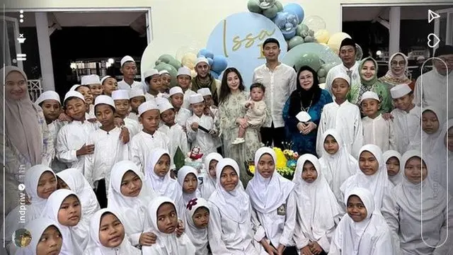 6 Potret Ultah Pertama Baby Izz Anak Nikita Willy, Sederhana Tetap Meriah