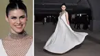Alexandra Daddario tampil menawan menggunakan gaun putih di Academy Museum of Motion Pictures di Los Angeles. Alexandra tampil dalam fashion show acara tahunan kedua perfilman Amerika Serikat.