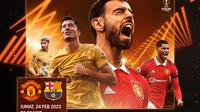 Jadwal Live Streaming Liga Europa : Manchester United Vs Barcelona di Vidio. (Sumber : dok. vidio.com)