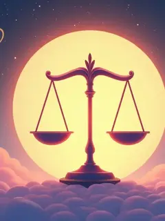 logo ramalan zodiak libra (sumber: AI generated)