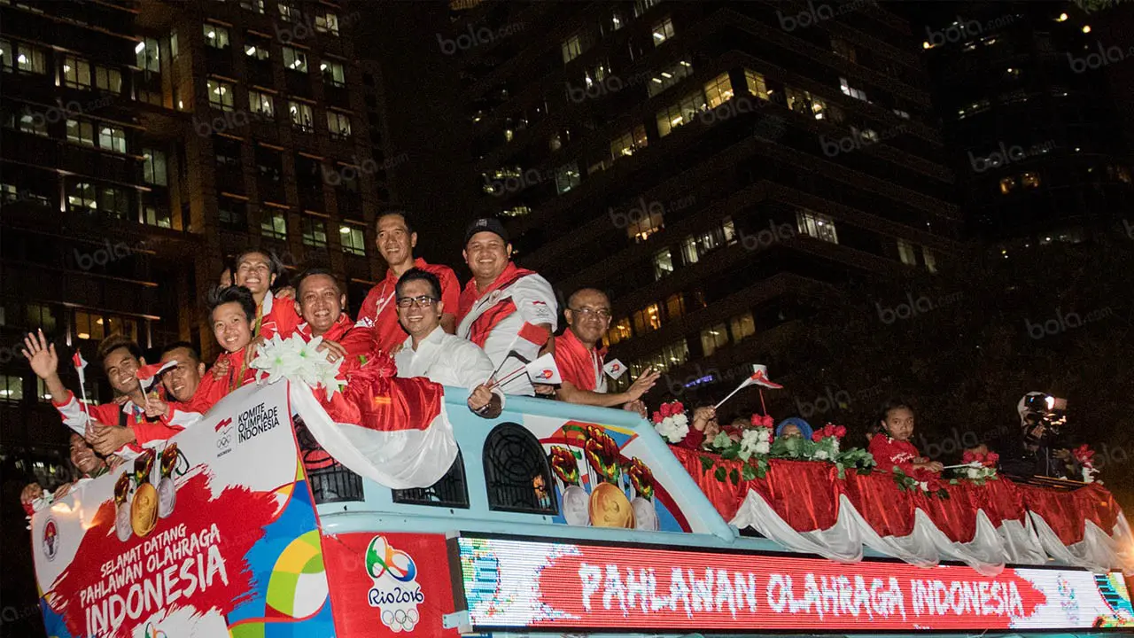 Arak-arakan Pahlawan Indonesia di Olimpiade 