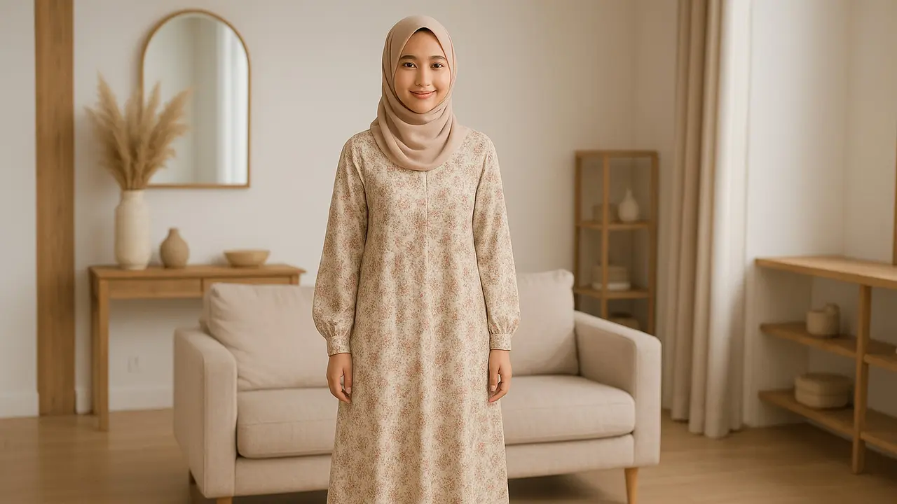 7 Model Gamis Abaya Remaja Terbaru agar Terlihat Muda dan Stylish