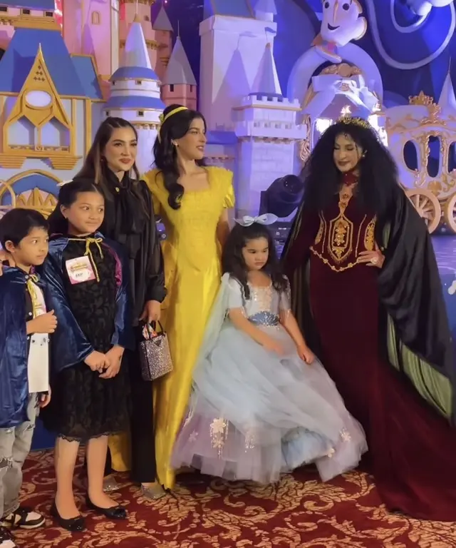 7 Momen pesta ultah anak kedua Tasya Farasya bertema Disney viral, dekorasinya bak Disneyland betulan