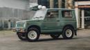 Suzuki Jimny memiliki penggemar yang tak sedikit. Bentuk mengotak ala mobil 80an dengan bentuk body jip 3-pintu menjadi pesona sebuah Jimny. Desain ikonik ini menjadikan mobil ini menyenangkan untuk dimodifikasi menggunakan berbagai gaya. Saking timeless-nya mobil ini, Suzuki mengembalikan siluet mengotak dan elemen-elemen dari Jimny generasi kedua ini di generasi keempat Suzuki Jimny. (Source: Instagram/edo.nugraha)