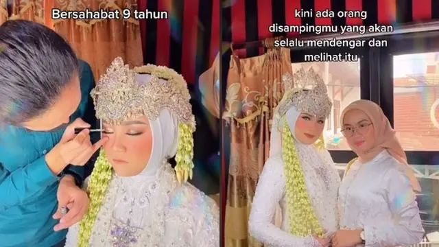 9 Tahun Bersama, Momen Wanita Melepas Sahabatnya saat Menikah Ini Bikin Haru