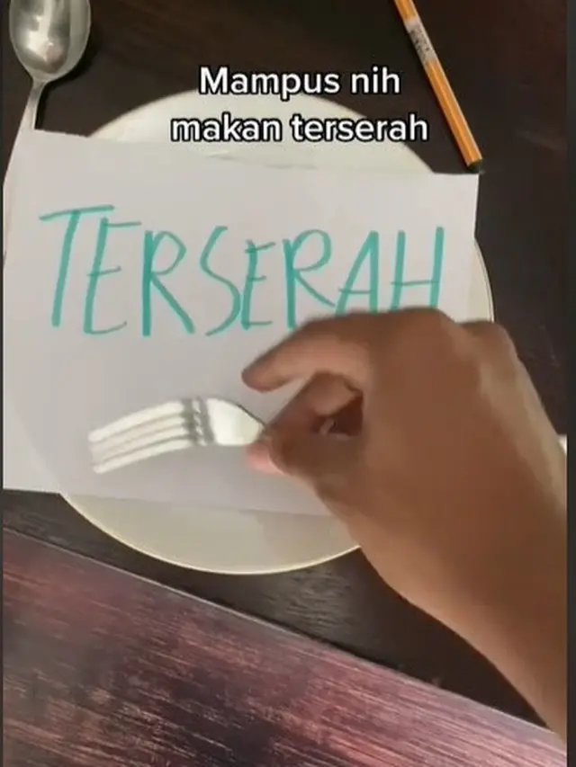 Bilang Terserah Saat Pesan Makan, Aksi Pacarnya Ini Bikin Tepuk Jidat