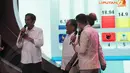  Jokowi pun memuji sosok Ical di dunia politik. Saling puji antara kedua capres itu ternyata tak membuka pintu koalisi antara PDIP dan Golkar (Liputan6.com/Herman Zakharia)