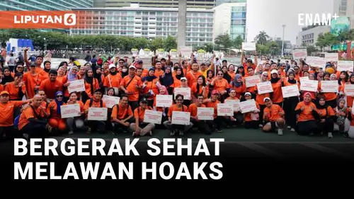 VIDEO: Keseruan Fun Walk Liputan6.com, Bergerak Sehat Melawan Hoaks