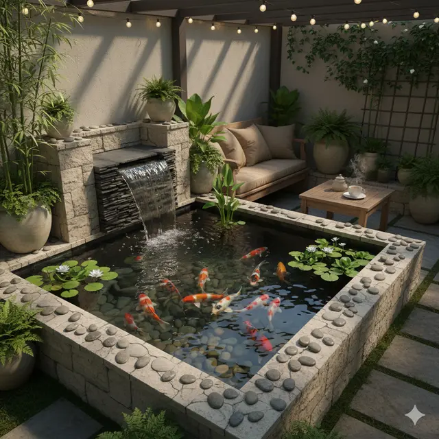 Model Kolam Ikan yang Kreatif