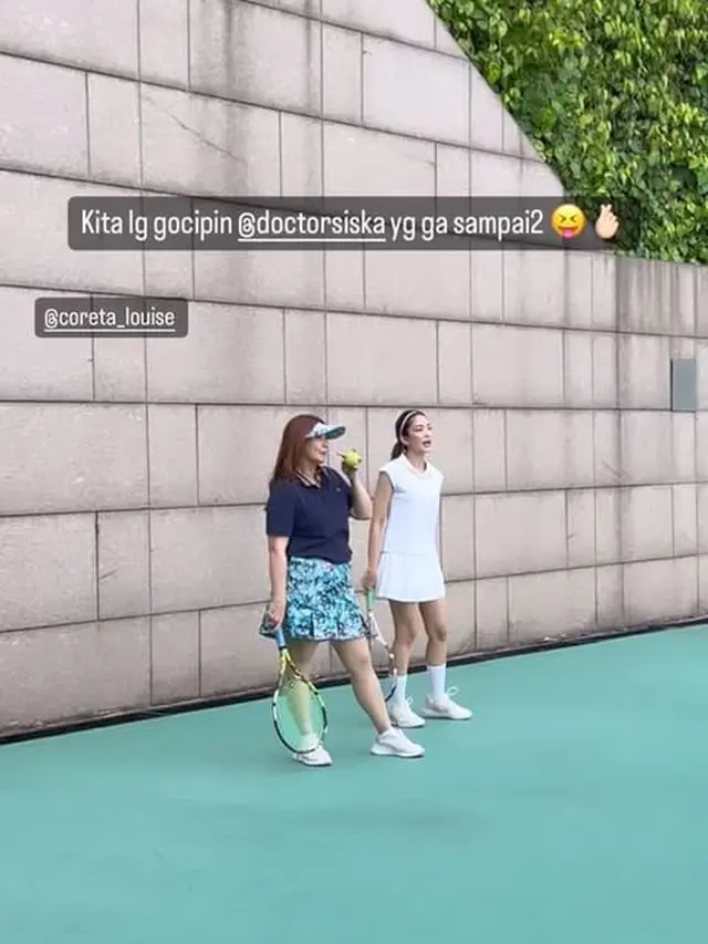 Lagi Hobi Main Tenis, Ini 7 Potret Menawan Ririn Dwi Ariyanti di Lapangan