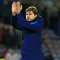 Manajer Tottenham Hotspur, Mauricio Pochettino, dikabarkan masuk radar Paris Saint-Germain. (AFP/Lindsey Parnaby)