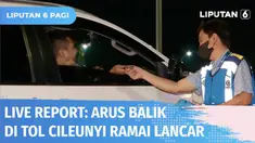 Arus balik di gerbang tol Cileunyi masih didominasi dari arah Garut dan Tasikmalaya menuju Bandung. Antrean transaksi sempat terjadi beberapa kali, mobile reader disiapkan jika terjadi antrean panjang.