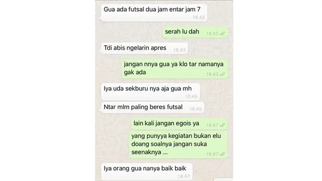 6 Chat Teman Tanya Tugas Ini Endingnya Bikin Elus Dada