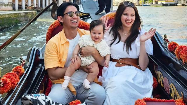 Sabrina Anggraini, Belva Devara, dan Launa Alima Syahila Devara (Instagram/@sabrinaanggraini dan @belvadevara)