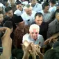 Hatta Rajasa di Palembang (Ajeng Resti/Liputan6.com)