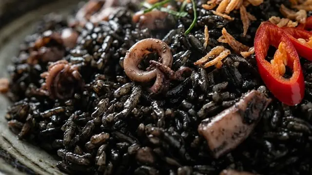 Resep nasi goreng tinta cumi anti amis
