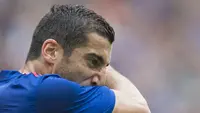 Gelandang Manchester United asal Armenia, Henrikh Mkhitaryan. (AFP/Jon Super)