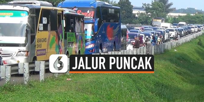 VIDEO: Meski PSBB di Kabupaten Bogor Masih Diberlakukan Jalur Puncak Tetap Mancet