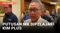 Zulhas Ungkap Reaksi KIM Plus Soal Keputusan MK