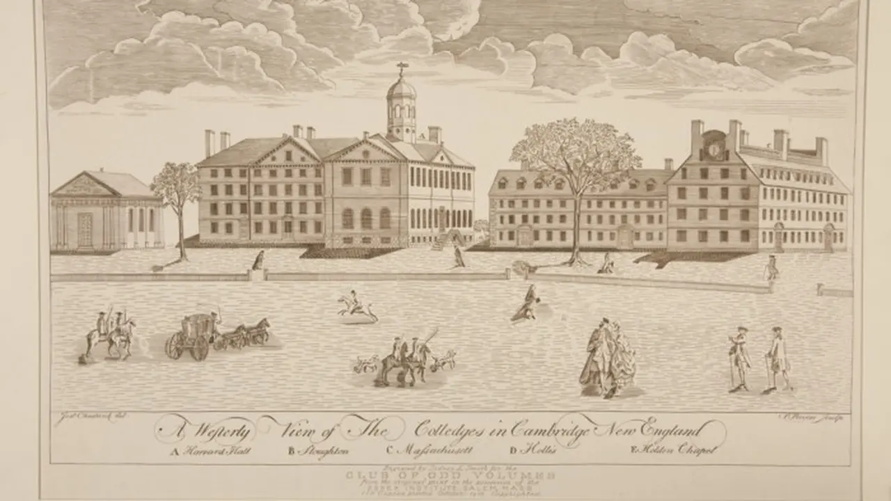 Harvard University pada tahun 1767 (Wikipedia/Public Domain)