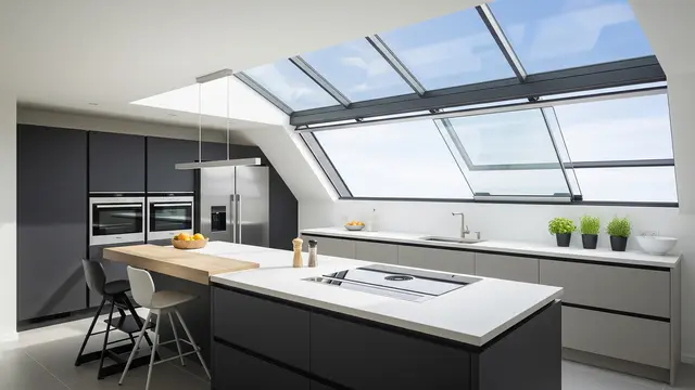 Model Atap Dapur Terbuka Sliding Buka Tutup Modern/Gemini AI