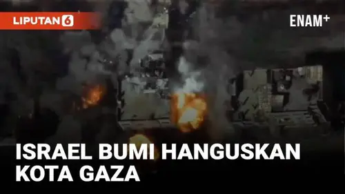 VIDEO: Buru Hamas, Militer Israel Terus Bombardir Kota Gaza