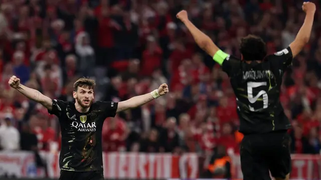 Bayern Munchen vs PSG, Liga Champions