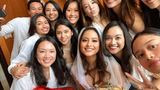 6 Momen Bridal Shower Amanda Khairunnisa Adik Maudy Ayunda, Seru Banget