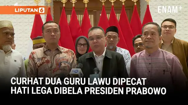 Curhat Dua Guru Lawu Dipecat & Dibui, Hatinya Kini Lega Dibela Prabowo di Istana