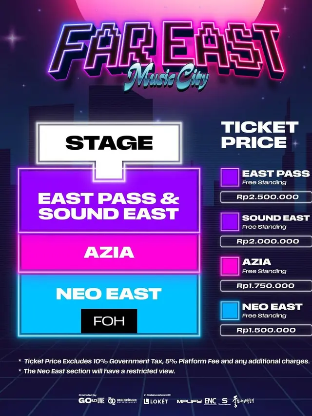 Festival Far East Music City akan digelar pada 17 Mei 2025