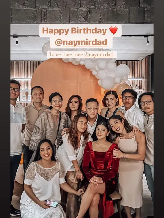 Ultah Naysilla Mirdad ke-34 (Instagram/naymirdad)