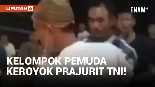 VIDEO: Kacau! 2 Prajurit TNI di Asahan Sumut Dikeroyok Sekelompok Pemuda