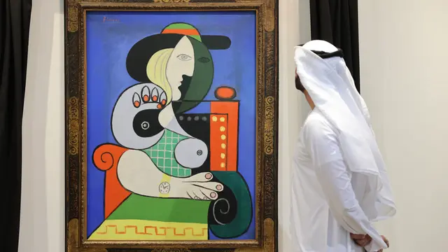 Karya Picasso memulai tur pra-lelang di Dubai