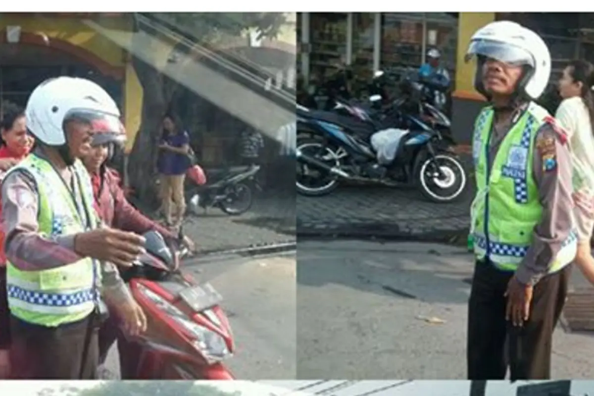 Polisi Asal Surabaya Ini Bikin Haru Netizen