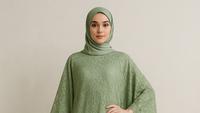 5 Inspirasi Gamis Islami Warna Sage dengan Brokat Modern untuk Kondangan