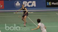 Pebulutangkis Tunggal Putri Spanyol, Marin Carolina, saat melawan pebulutangkis China, Chen Xiaoxin di Indonesia Open 2017 di JCC, Selasa (13/6/2017). (Bola.com/M Iqbal Ichsan)