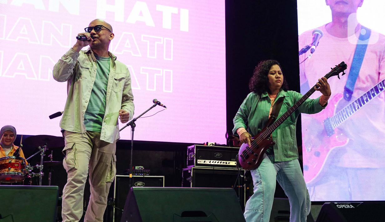 All You Can Hear Gigs 2024 merupakan festival musik yang menghadirkan lagu-lagu hits di era 1990 dan 2000-an. (Liputan6.com/Angga Yuniar)
