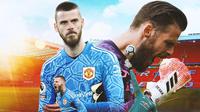 Manchester United - Ilustrasi David de Gea (Bola.com/Adreanus Titus)